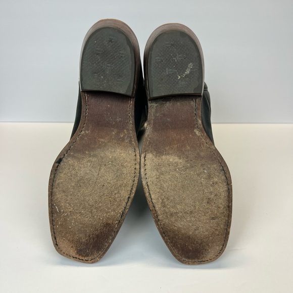 Justin Boots Womens Size 9.5B QUINLAN  BRL440 Black Leather Handcrafted USA - Picture 9 of 11